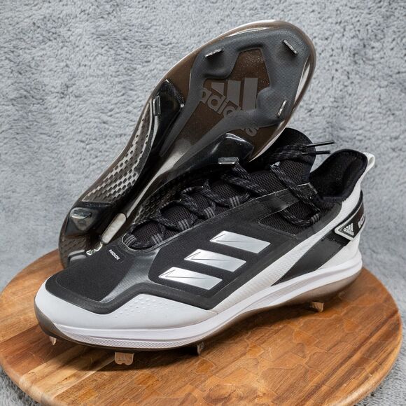 Adidas Icon 7 Boost Men's Size 14 Metal Baseball Cleats Black FY4178 - Picture 1 of 7